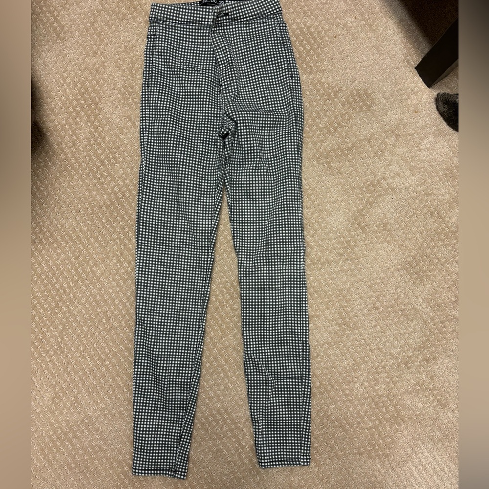 Jegging Checker Pants